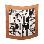 Hermes Scarf Carre 70 en Desordre Beige Silk