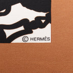 Hermes Scarf Carre 70 en Desordre Beige Silk — view 2