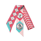 Hermes Scarf Twilly Colliers Et Chiens Ribbon Silk