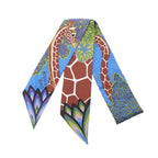 Hermes Scarf Twilly the Three Graces Ribbon Silk