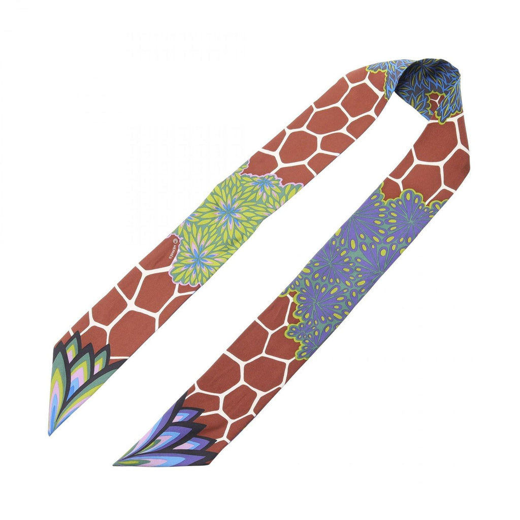 Hermes Scarf Twilly the Three Graces Ribbon Silk — view 3