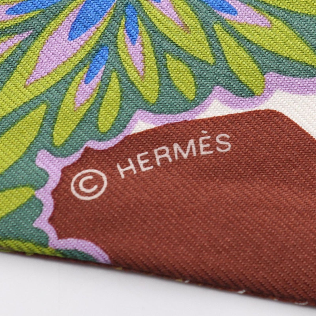 Hermes Scarf Twilly the Three Graces Ribbon Silk — view 4