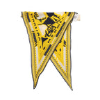 Hermes Scarf Rosange Puzzleii Yellow Silk