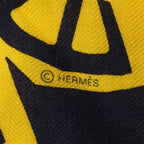 Hermes Scarf Rosange Puzzleii Yellow Silk — view 3