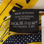 Hermes Scarf Rosange Puzzleii Yellow Silk — view 4