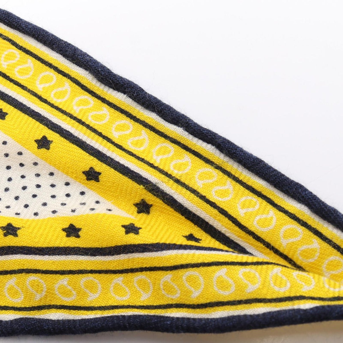 Hermes Scarf Rosange Puzzleii Yellow Silk — view 6