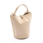 Bottega Veneta Liberta Bucket Bag Small 2-Way Beige Leather — view 2