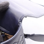 Bottega Veneta Intrecciato 2-Way Navy Leather Shoulder Bag — view 8
