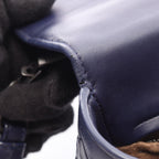 Bottega Veneta Intrecciato 2-Way Navy Leather Shoulder Bag — view 6
