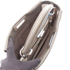 Fendi Handbag Peekaboo Regular Dark Gray Leather — view 3