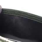 Saint Laurent Paris Shoulder Bag Kate Small Croco Embossed Dark Green Leather — view 5