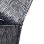 Saint Laurent Paris Shoulder Bag Cassandra Classic Navy Leather Chain Wallet — view 5