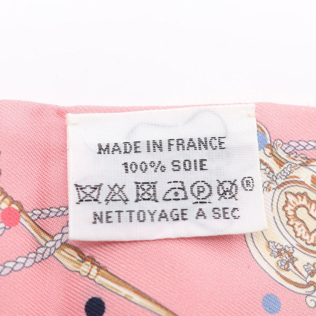 Hermes Scarf Twilly les Cles a Pois Ribbon Silk — view 5