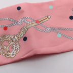 Hermes Scarf Twilly les Cles a Pois Ribbon Silk — view 6