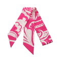Hermes Scarf Twilly Faubourg Rainbow Ribbon Silk