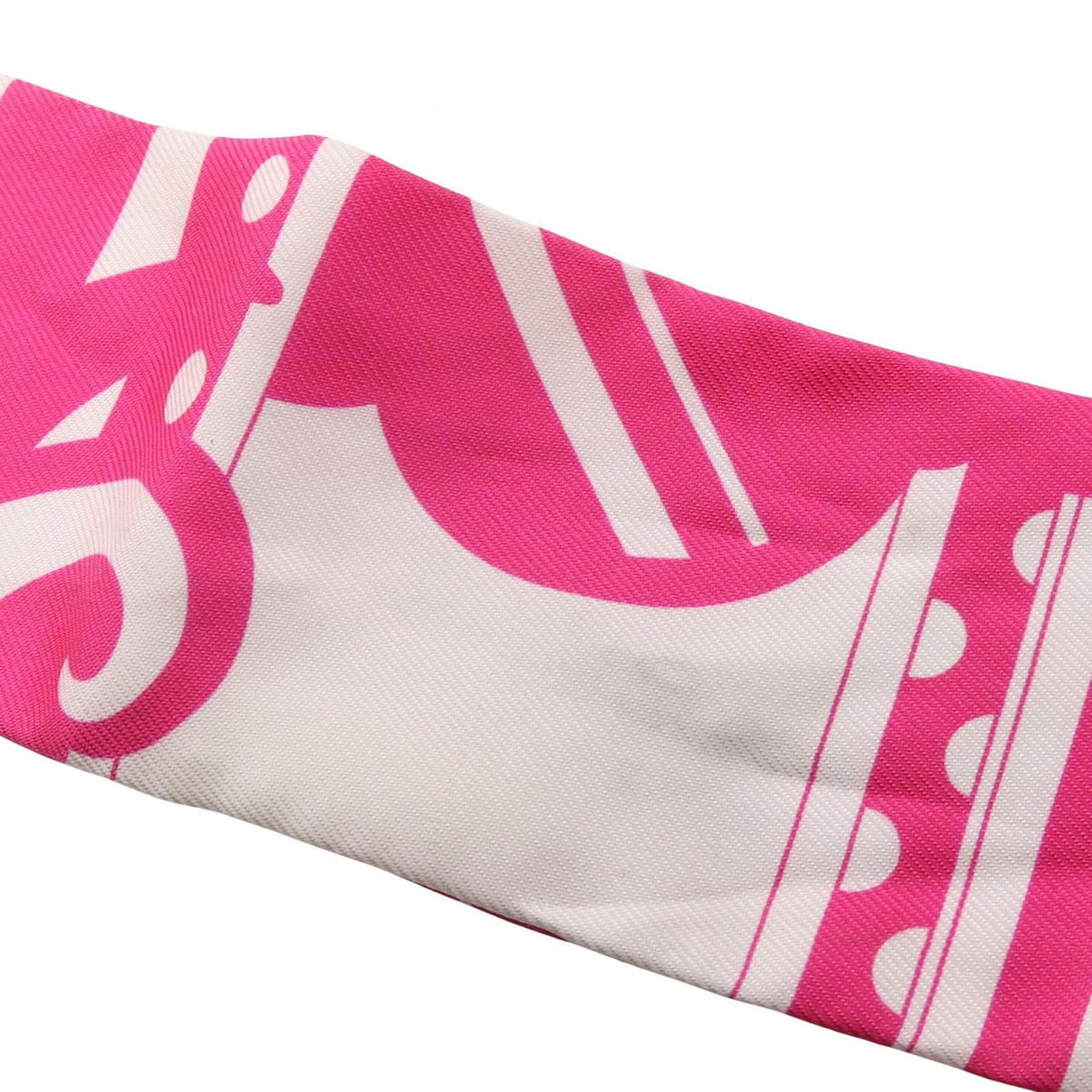 Hermes Scarf Twilly Faubourg Rainbow Ribbon Silk — view 7