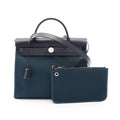 Hermes Handbag Herbag Zip PM Vert Cypres Blue Indigo 2-Way PM