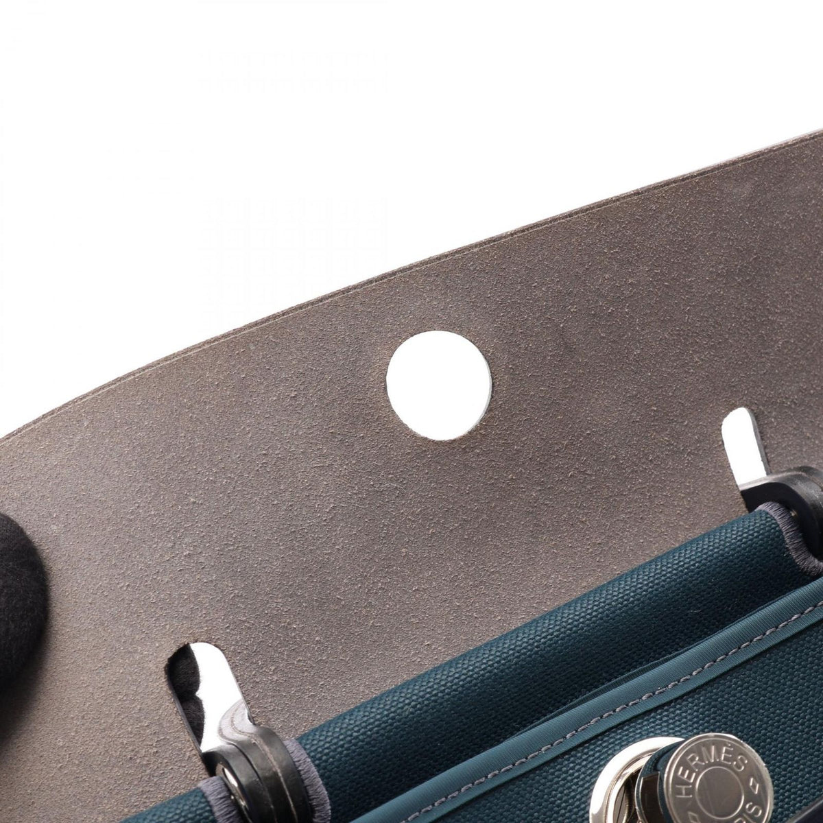 Hermes Handbag Herbag Zip PM Vert Cypres Blue Indigo 2-Way PM — view 8
