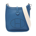 Hermes Shoulder Bag Evelyne Amazon TPM Mykonos White