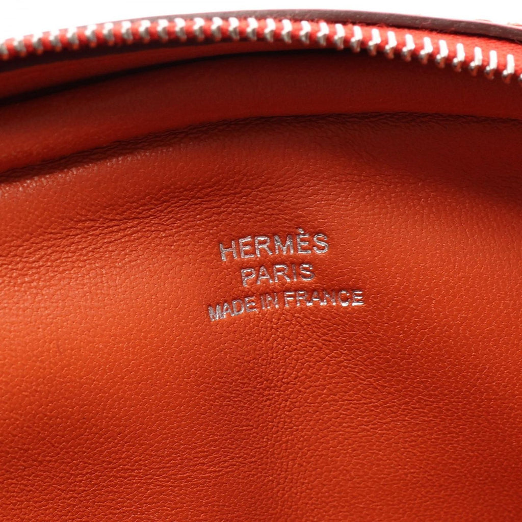Hermes Waist Bag in the Loop Verso Rouge Pivoine Tail Batte — view 4