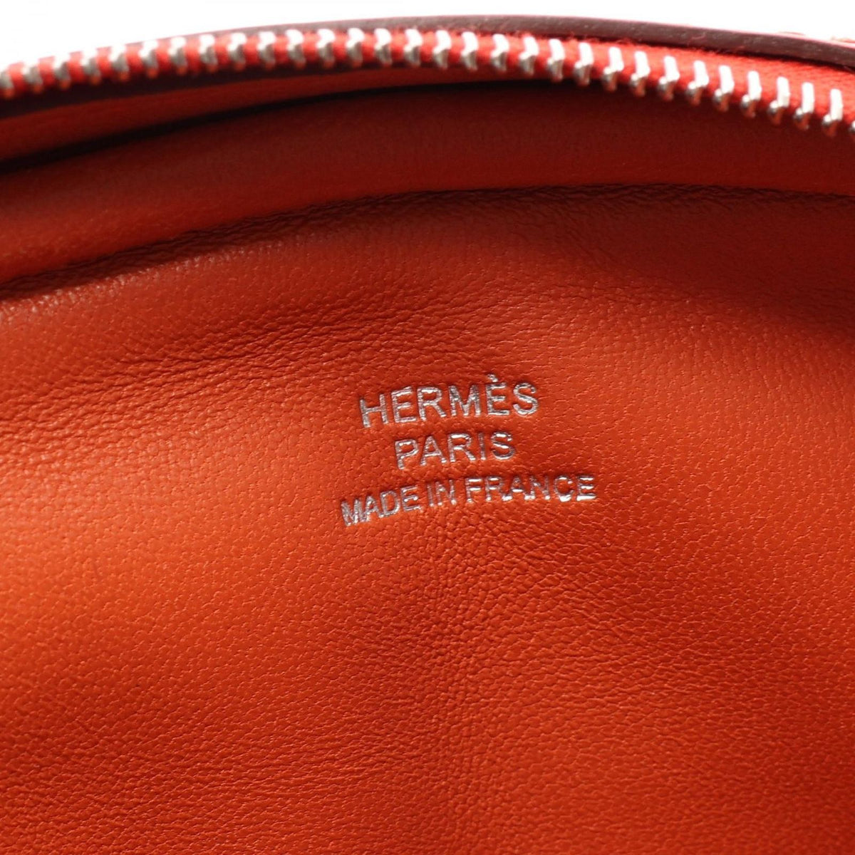 Hermes Waist Bag in the Loop Verso Rouge Pivoine Tail Batte — view 4