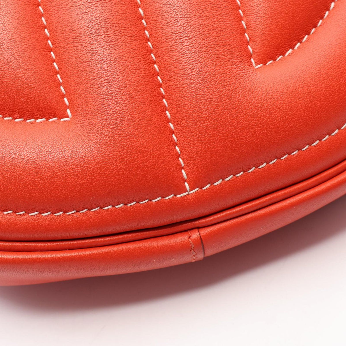 Hermes Waist Bag in the Loop Verso Rouge Pivoine Tail Batte — view 6