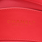 Chanel Shoulder Bag Quilted Heart Lock Fuchsia Pink Lambskin Chain — view 4