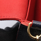 Louis Vuitton Shoulder Bag Pochette Felicie Monogram Empreinte Marine Rouge — view 7