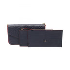 Louis Vuitton Shoulder Bag Pochette Felicie Monogram Empreinte Marine Rouge — view 5