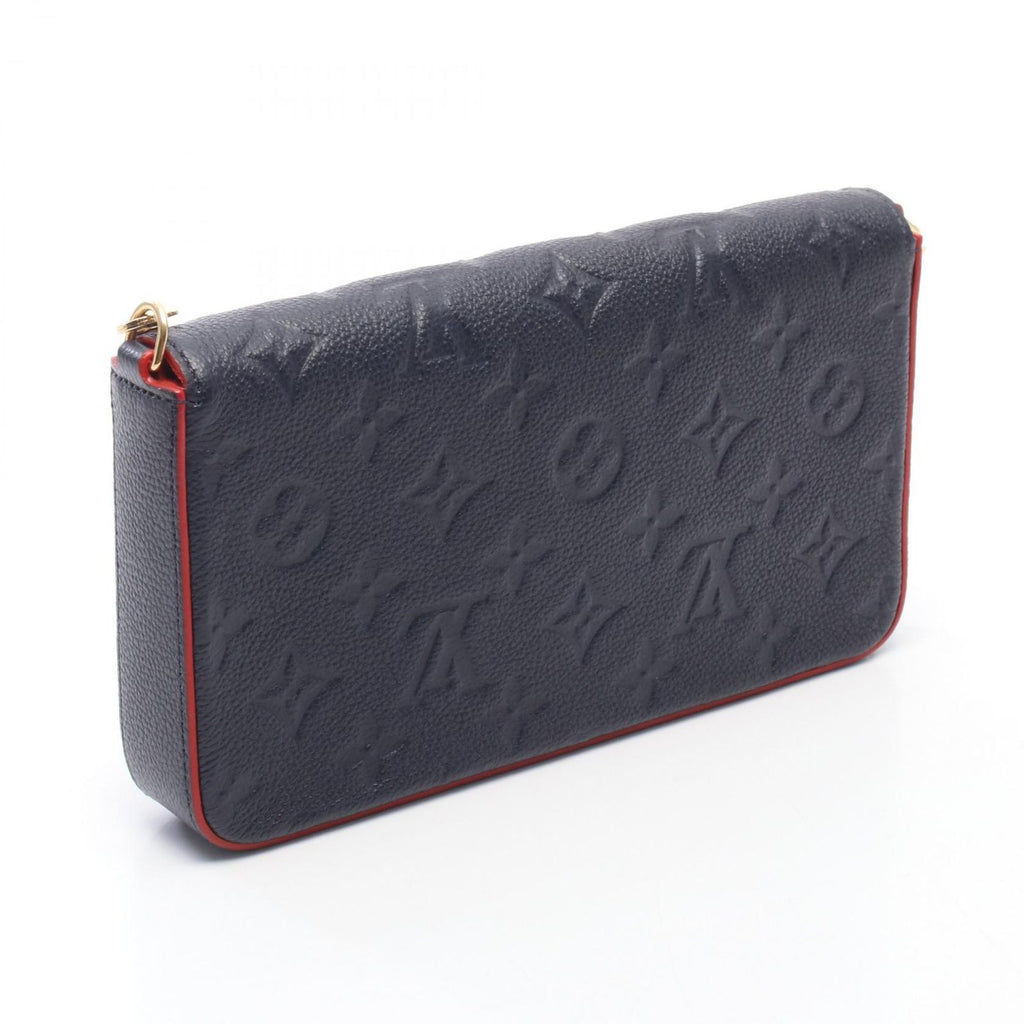 Louis Vuitton Shoulder Bag Pochette Felicie Monogram Empreinte Marine Rouge — view 2