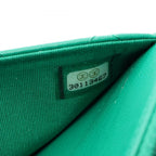 Chanel Shoulder Bag Trendy CC Quilted Green Lambskin Chain Wallet — view 5