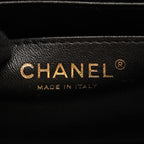 Chanel Shoulder Bag Mini Quilted Black Lambskin Chain — view 4