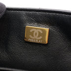Chanel Shoulder Bag Mini Quilted Black Lambskin Chain — view 5