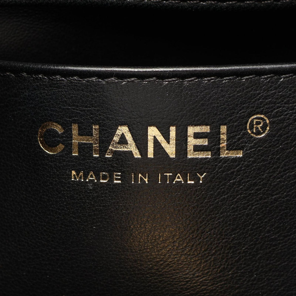 Chanel Shoulder Bag Quilted Black Leather Mini Flap Chain — view 4