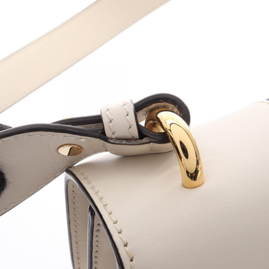Gucci Shoulder Bag Sylvie Small Web Line 2-Way White Navy Red Leather — view 7