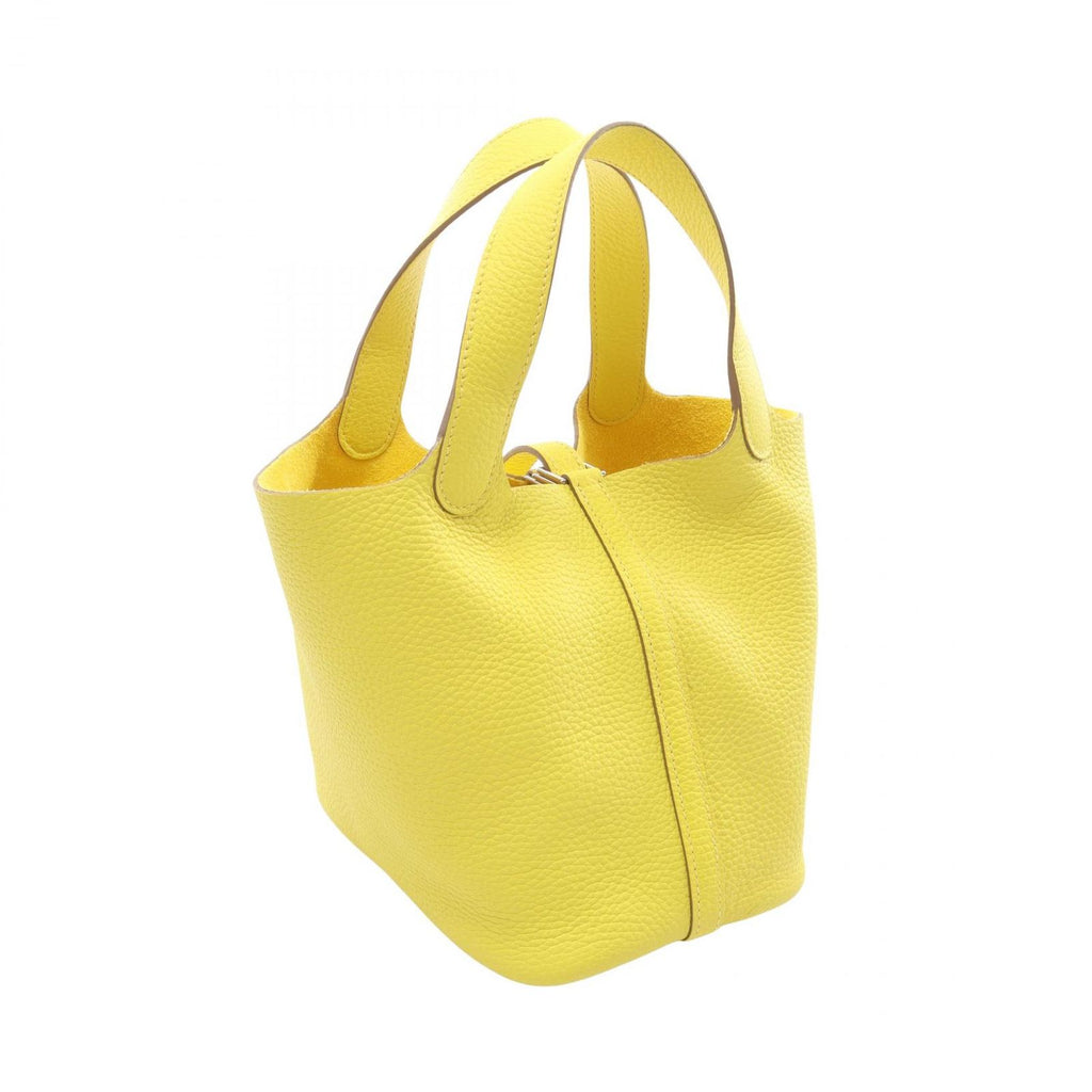 Hermes Handbag Picotin Lock PM Lime Leather — view 2
