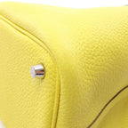 Hermes Handbag Picotin Lock PM Lime Leather — view 6