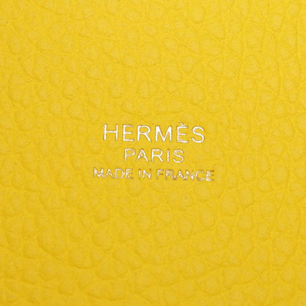Hermes Handbag Picotin Lock PM Lime Leather — view 4