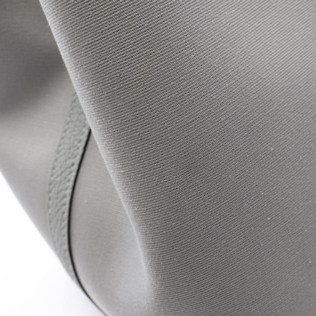 Hermes Tote Bag Garden Party PM Gray Pantin Canvas Leather — view 7