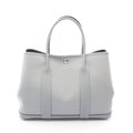 Hermes Tote Bag Garden Party PM Gray Pantin Canvas Leather