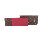 Louis Vuitton Shoulder Bag Pochette Felicie Monogram Fuchsia — view 5