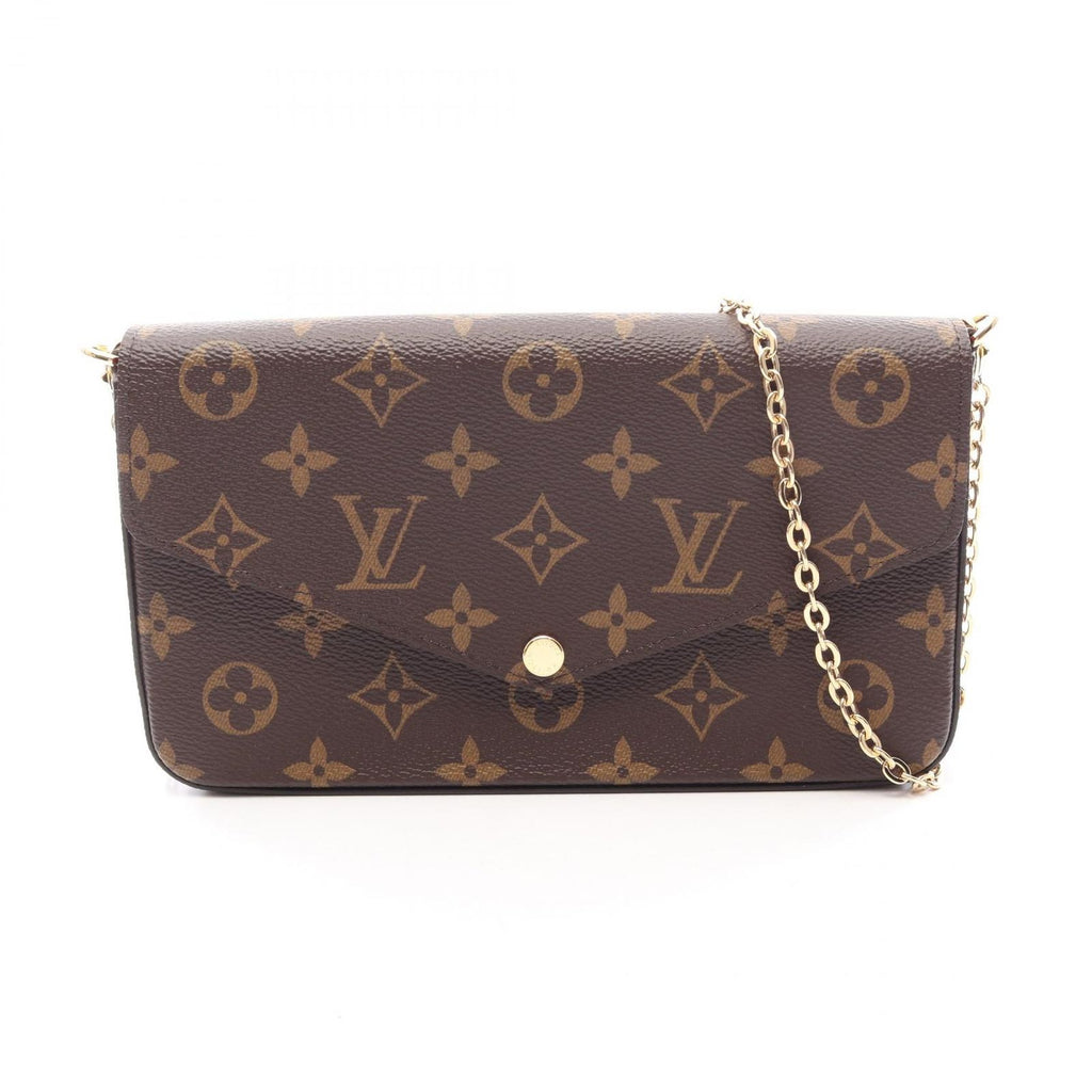 Louis Vuitton Shoulder Bag Pochette Felicie Monogram Fuchsia
