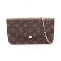 Louis Vuitton Shoulder Bag Pochette Felicie Monogram Fuchsia