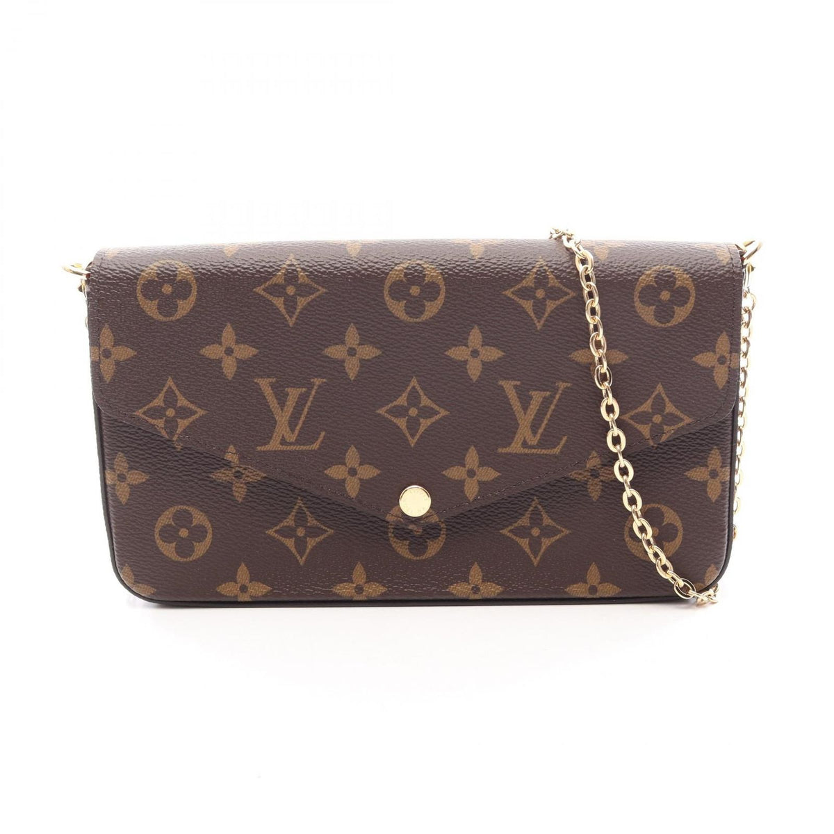Louis Vuitton Shoulder Bag Pochette Felicie Monogram Fuchsia
