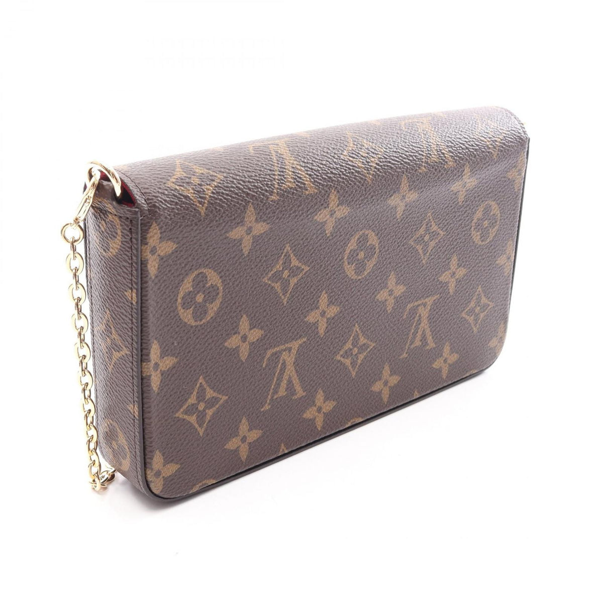 Louis Vuitton Shoulder Bag Pochette Felicie Monogram Fuchsia — view 2