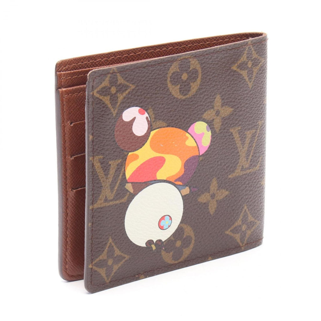 Louis Vuitton Bifold Wallet Portefeuille Cartes Credit Monogram Panda — view 2