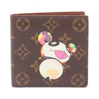 Louis Vuitton Bifold Wallet Portefeuille Cartes Credit Monogram Panda