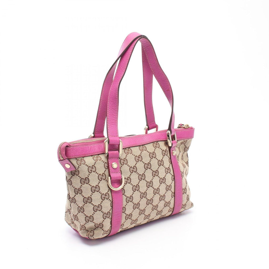 Gucci Tote Bag Abbey GG Canvas Purple Beige Brown — view 2