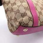 Gucci Tote Bag Abbey GG Canvas Purple Beige Brown — view 5