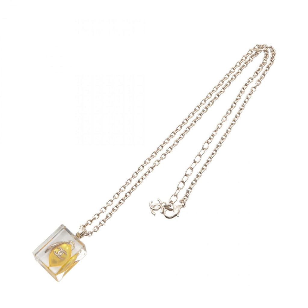 Chanel Necklace CC Logo Lemon — view 3